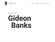 Tablet Screenshot of gideonbanks.com